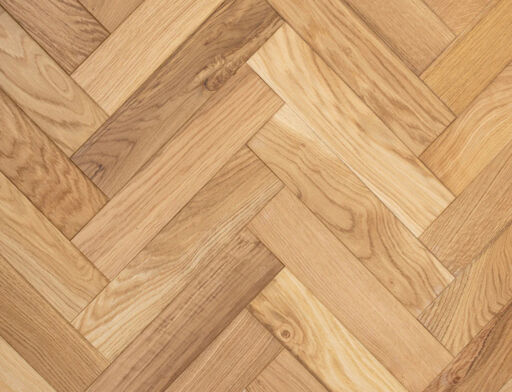 Canopy Haldon Engineered Oak Flooring, Herringbone, Rustic, Brushed & Oiled, 80x20x350mm